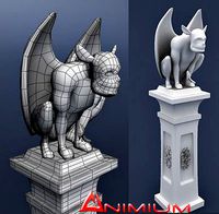 Gargoyle Statue 3d model