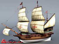Galleon 3d model