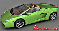 Lamborghini Gallardo Spyder 3d model