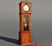 Antique Clock 3d model