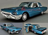 1964 Ford Thunderbird 3d model
