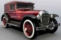 Pearce 1931 vintage car 3d model