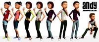 Andy 3D Character
