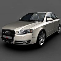 Audi A4 sedan 3d model