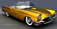 1957 Ford Thunderbird 3d model