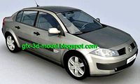 Renault Megane Sedan 3d model