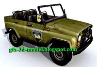 UAZ 469 3d model