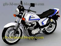 Honda CB8750 F Bike 3d model