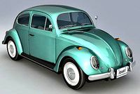 Volkswagen Beetle classic 3d model