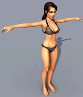 Bikini Girl 3d model