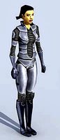 Futuristic Female 3d model