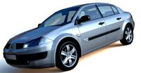 2008 Renault Megane Sedan 3d model