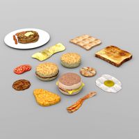 Breakfast Foods - for DAZ Studio