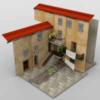 French Village Corner for DAZ Studio