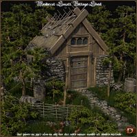 Medieval Small Village Shed