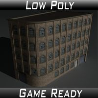 Low Poly Factory Building 5 - Extended Licence