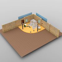 Warehouse Bedroom - for DAZ Studio