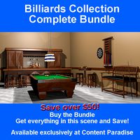 Billiard Room and Bar Bundle