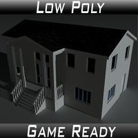 Low Poly House 10 - Extended Licence