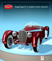 BUGATTI 57S CORSICA (OBJ FBX) - Extended Licence