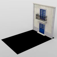 Portuguese House Facade - for DAZ Studio