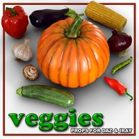Exnem Veggies for Daz Studio Iray