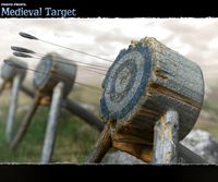 Photo Props: Medieval Target - Extended License