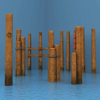 Old Wooden Pilings For Vue