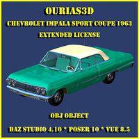Chevrolet Impala Sport Coupe 1963 - Extended license