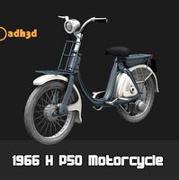 1966 H P50 motorcycle
