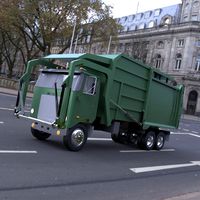 Garbage Truck 2 - 3ds / obj - Extended License