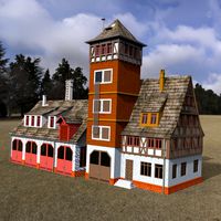 Fire Station - for DAZ Studio