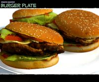 Photo Buffet: Burger Plate