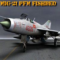 MiG-21 PFM Fishbed F for Poser