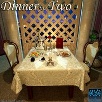 Dinner for Two for Poser