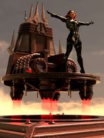 Dark Sci Fi Throne