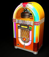 WURLITZER 1015 JUKEBOX OBJ & FBX (EXTENDED LICENSE)