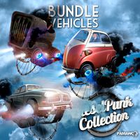 Dieselpunk bundle 3 Vehicles for Daz Studio 4.9