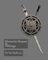 Khevsurian Weapons for Daz Studio