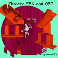 Theater Stage FBX and OBJ