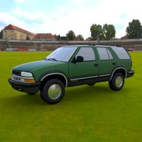 Chevy S10 Blazer 1998 for 3ds and obj - Extended License