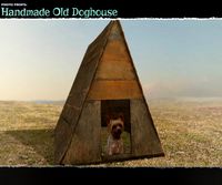 Photo Props: Handmade Old Doghouse