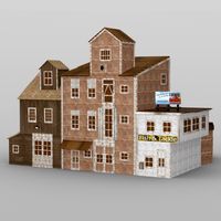 Wharf Building for DAZ Studio