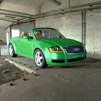 Audi TT 2001 in 3ds and obj format - Extended License
