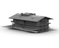 M13 Rustic Hotel OBJ, LWO & 3DS - Extended License