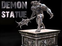 Demon Statue - Extended License