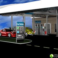 VP Gas Station for DAZ Studio