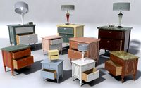 Furniture Set Two, Bed Side Table