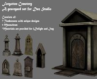 Forgotten Cemetery for Daz Studio
