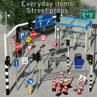 Everyday items, Street props